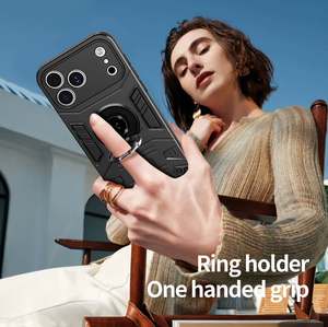 360 étui de <span class=keywords><strong>téléphone</strong></span> portable <span class=keywords><strong>à</strong></span> anneau rotatif <span class=keywords><strong>pour</strong></span> Motorola G96 G86 G56 G06 G55 G35 Edge 60 Pro Fusion stylet 2-en-1 couverture arrière légère - Product Image 2