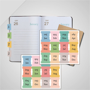 Kế hoạch dán trang trí hàng tháng chỉ số tabs tự dính tabs cho nhận xét sách máy tính xách tay - Product Image 4