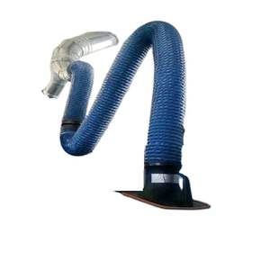 Système flexible industriel de bras d'extraction des fumées et des poussières pour le soudage, extracteur de fumée et bras d'aspiration de collecteur de poussière avec capot - Product Image 3