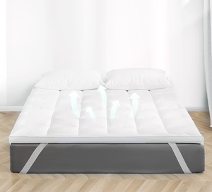 Usine en gros 40s <span class=keywords><strong>duvet</strong></span> couverture anti-<span class=keywords><strong>duvet</strong></span> d'<span class=keywords><strong>oie</strong></span> <span class=keywords><strong>surmatelas</strong></span> plume d'<span class=keywords><strong>oie</strong></span> épais <span class=keywords><strong>surmatelas</strong></span> King Size pour hôtel - Product Image 6