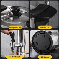Yingxingtai — chaudière à eau chaude électrique, outil de chauffage de la soupe, stérilisation à vapeur, Urn, toutes tailles, ml