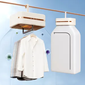 مجفف الملابس الكهربائي المنزلي المحمول بالأشعة تحت البنفسجية بتصميم جديد من IMYCOO ، مجفف ملابس صغير قابل للطي حديثًا للتدفئة للسفر