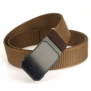 Automatic Buckle <strong>Belt</strong> Elastic Stretch 1.5" Web <strong>Work</strong> <strong>Belts</strong> With Alloy Buckle for Waist Size Below 48" - Product Image 4