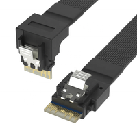 PCIe se SlimSAS 8i إلى 2 Mini SAS HD SFF8643 24 50 من 50: 80 كابل إلكتروني للتطبيقات