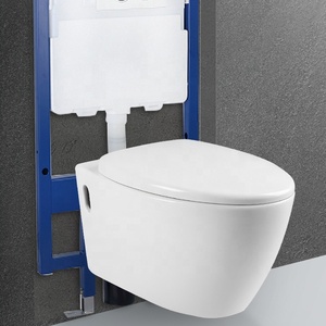 High Quality Sanitary Ware Concealed Tank Rimless Flushing Wall Hung <strong>Toilets</strong> - Product Image 2