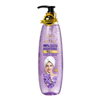 Gel Douche Super Éclaircissant 1000ml au Collagène et au Jaune d'Œuf, Nettoyage en Profondeur, Soin Spa