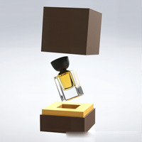 Flacon de parfum carré en verre épais personnalisé de 30 ml, 50 ml, 100 ml avec bouchon en bois, conteneur pulvérisateur directement de l'usine