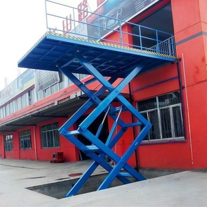 Plataforma Elevadora de Tijera Hidráulica Fija de Alta Calidad con Plataforma Giratoria en el Suelo, Capacidad de 1000 kg, Plataforma Elevadora de Tijera Eléctrica Vertical - Product Image 5