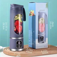 Mixeur à fruits portable, charge USB C, mini-presse-agrumes, mixeurs électroniques intelligents pour la cuisine, mixeur à main