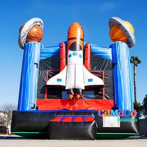 Château gonflable <span class=keywords><strong>pour</strong></span> enfants, fusée spatiale, Hupfburg, équipement de <span class=keywords><strong>location</strong></span> <span class=keywords><strong>pour</strong></span> fêtes, château gonflable commercial 100% PVC <span class=keywords><strong>pour</strong></span> événements - Product Image 3