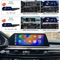 Kit de Actualización Interior para BMW X5 F15 X6 F16 2014-2018, Pantalla Android, CarPlay Inalámbrico, Panel Digital LCD, Panel de Aire Acondicionado