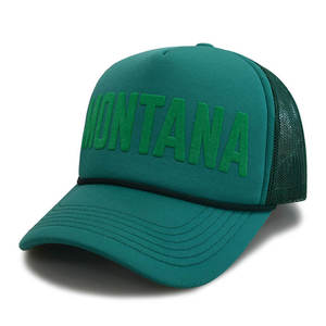 Gorra Trucker de Espuma OEM en Blanco, Personalizable con Logotipo Bordado, 5 Paneles, Malla Trasera Lisa, Gorra Trucker con Estampado Puff para Hombre - Product Image 3