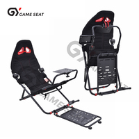 Cockpit de simulateur de course OEM personnalisé, kit de simulation 5 pièces, MOQ pour revendeurs en gros e-commerce, configuration de simulateur de course à domicile