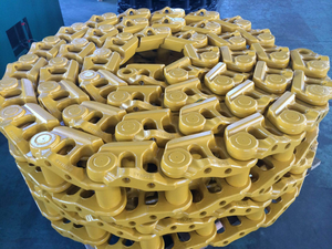 Chaîne de chenille en acier pour excavatrice en bon état, pièces de machines de construction durables, chenille de haute qualité, garantie 1 an, fabriqué en Chine - Product Image 6