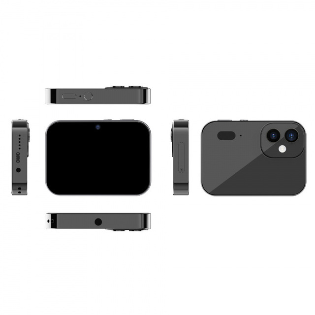 High Definition 64 Million Pixel CCD Digital Camera with Music Touch Screen for Listening Songs Watching Movies Supports SD Card