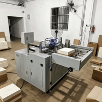 Máquina Automática para Hacer Cubiertas de Libros de Tapa Dura con Función de Encolado y Plegado, Máquina para Hacer Cubiertas de Cajas de Libros