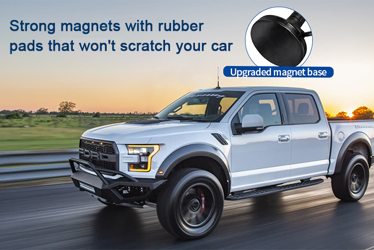 50 Ohm 26 - 28MHz Mini Magnetic Car CB Radio Antenna