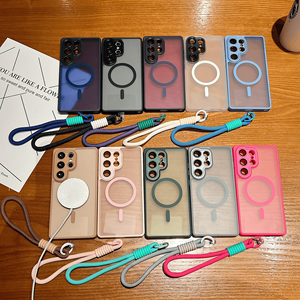 <span class=keywords><strong>Coque</strong></span> de téléphone magnétique LeYi 2026 effet peau, compatible avec la charge sans fil, étui <span class=keywords><strong>portable</strong></span> avec sangle pour <span class=keywords><strong>Samsung</strong></span> Galaxy S26 S25 S24 Ultra - Product Image 3