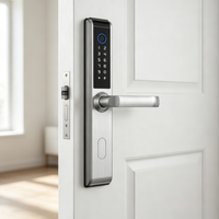 Serrure d'accès multi-mode HR TT Lock avec fonctions de déverrouillage complètes, contrôle à distance via application Bluetooth pour usage domestique