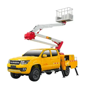 200 KG Aluminium Alloy Remote Control 14m 16m Truck Mounted Aerial Work Platform Bucket Trucks Equipment for pickup Truck