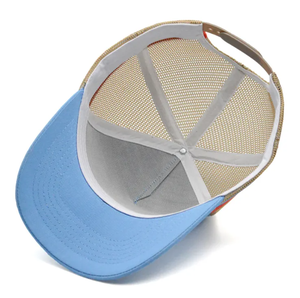 Manufacturer Custom <strong>Logo</strong> 5 Panel <strong>Truck</strong> Driver Hat Cap Men's Quality Australia National High Contour Plain Mesh 100% Polyester - Product Image 3
