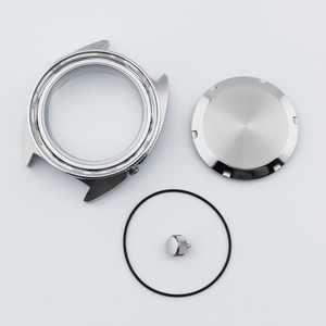 Caja de Reloj de Acero Inoxidable de 40 mm con Cristal de Zafiro Plateado, Resistente al Agua 10 ATM, Esfera de 28,5 mm, Movimiento NH35, Caja para Reloj NH36 - Product Image 5