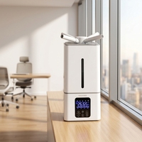 Humidificateur ultrasonique industriel grande capacité 15L, 3 buses, contrôle automatique de l'humidité, humidificateur d'air commercial