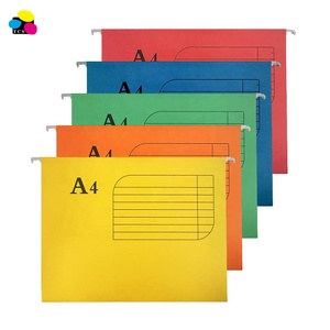 OEM fabbrica di colore misto 20 pz/scatola 1/5 taglio A4 cartelle di sospensione cartelline di cartelloneria scuola - Product Image 1