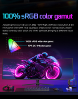 Monitor de Juegos Curvo LED de 49 Pulgadas, Super Ancho 5K 32:9, con 120Hz/180Hz/240Hz, 1ms de Respuesta Rápida, HDR, Soporte Elevador