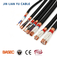 Câble de commande et d'alimentation haute performance à conducteur en cuivre, modèle CNAS PVC KVV, basse tension 750V/450V, 0,5-10mm², 70°C, pour applications minières souterraines