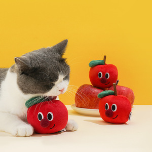 Juguetes para mascotas resistentes a arañazos y limpieza de dientes con temática de manzana - Product Image 5