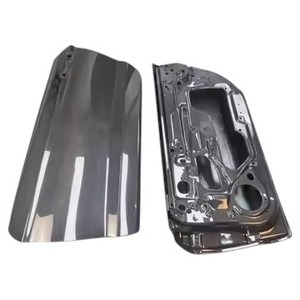 Porte de voiture en fibre de carbone sèche simple de style OEM avec panneaux, état neuf pour <span class=keywords><strong>Ford</strong></span> <span class=keywords><strong>Mustang</strong></span> 2018-2023 - Product Image 1