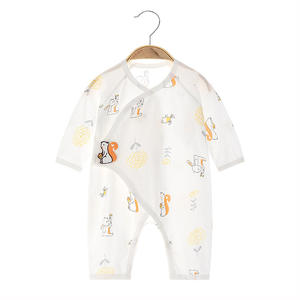 Ropa ligera de verano para bebé, diseño de dibujos animados, <span class=keywords><strong>mono</strong></span> de manga larga de algodón puro - Product Image 5