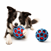 2026 Jouet pour chien Hollow Roller, balle creuse pour chien avec son froissé et poignée facile pour soulager l'ennui et le jeu interactif en intérieur