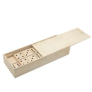 Wholesale Dominoes High quality 28pcs solid wood dominoes set