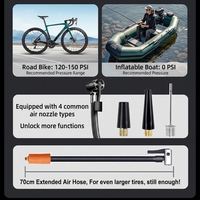 17200mAh 12V Plastic Tire Inflator 65L/min 150PSI Heavy Duty Portable Air Compressor Auto Stop Digital LCD for Truck/SUV/4x4