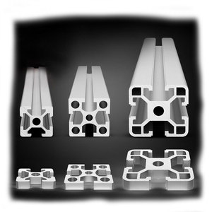 Trung Quốc Nhà sản xuất 4040 4060 4080 lan can nhôm t hồ sơ 2020 LED ống ánh sáng theo dõi 6060 V khe cắm hợp kim anodized đùn - Product Image 1