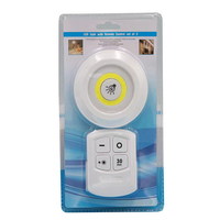 Échantillon GRATUIT Lumière LED Sans Fil Sous-Meuble, Télécommande, Intensité Variable, Veilleuse d'Armoire, Lampe sur Piles pour Chambre et Cuisine