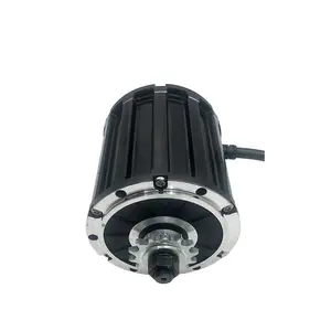 Qs120 2000W 70H Middenaandrijving Motor Tandwiel Type 428 Pmsm Permanente Magneet Binnenrotor Motor Voor Elektrische Scooter Motorfiets