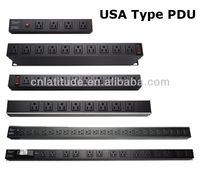 Barre d'alimentation PDU robuste en aluminium avec protection contre les surtensions, 12V/24V et 16A