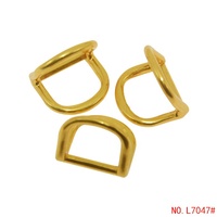 Connecteur en métal double anneau en D de 16 mm pour la personnalisation de ceintures de bagages, sacs à main et vêtements DIY