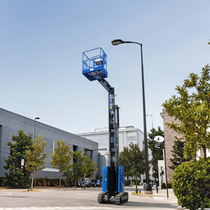 Nuevo 9,5 M <span class=keywords><strong>Manlift</strong></span> Warehouse Equipment Boom Lift 8M Single Mast Plataforma de trabajo aéreo autopropulsada Elevadores Precio 200kg - Product Image 1