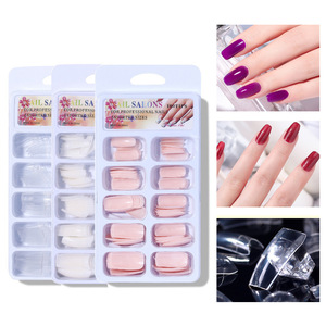 Новый дизайн на заказ, украшение для дизайна ногтей, индивидуальные упаковочные коробки, пресс на ногти с отверстием - Product Image 3