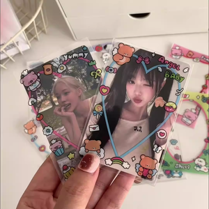 Tùy Chỉnh Chủ Thẻ 80Micro Kpop Thần Tượng Ảnh Thẻ Tay Áo Rõ Ràng Cao Cấp Độ Dày Nắp Kéo OPP Chất Liệu Photocards Tay Áo - Product Image 2