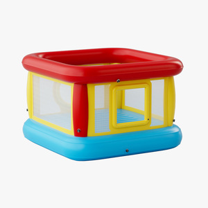 Château gonflable pour enfants JOSEN Family Kids en PVC épais, capacité 300 kg, dimensions 150x150x130 cm, maison de saut extérieure écologique - Product Image 2
