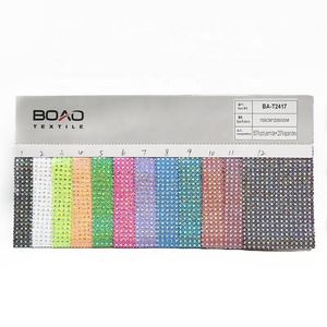 جودة عالية أخضر طباعة لامعة رقائق معدنية نايلون Spandex بدلة سباحة تنورة رقص جمباز نسيج البيكينيات - Product Image 3