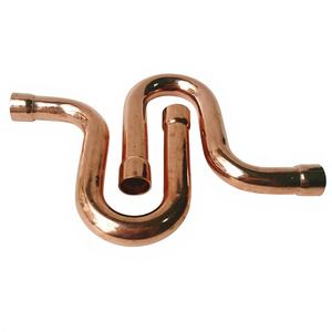 Tuyau en <span class=keywords><strong>cuivre</strong></span> rouge pur à 99,9 %, courbé à 45 degrés ° /90 ° /180 °   Épaisseur des parois personnalisée : 1 mm-10 mm Surface polie/recuite/traquée - Product Image 1