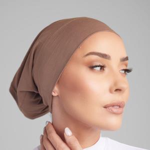 Muslim classical under <b>hijab</b> <b>cap</b> solid color stretchy soft Customizable Breathable Lightweight Soft Stretchy Comfortable - Product Image 2