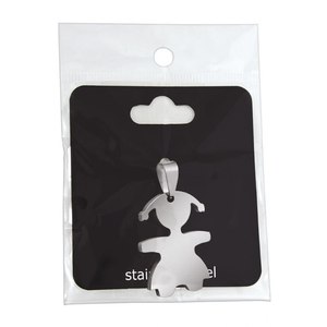 Ciondolo e Charm in Acciaio 22x28mm per Bambina, Prodotto di Gioielleria Fine - Product Image 2