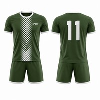 Conjunto de Uniforme de Fútbol con Patrón Chevron Personalizado, Sublimación OEM, Traje de Fútbol Holgado para Exteriores, Ropa Deportiva de Equipo con Logotipo Personalizado